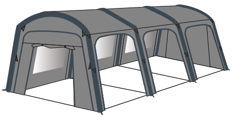 Tectronic Opblaasbare Partytenten